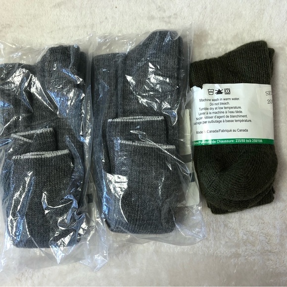 New Women's Wool/Nylon Blend Ankle Socks Set of 3 - Picture 4 of 6